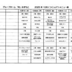 つくしUTメニコー表のサムネイル